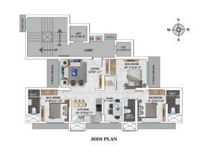 Jodi Flat Floor Plan