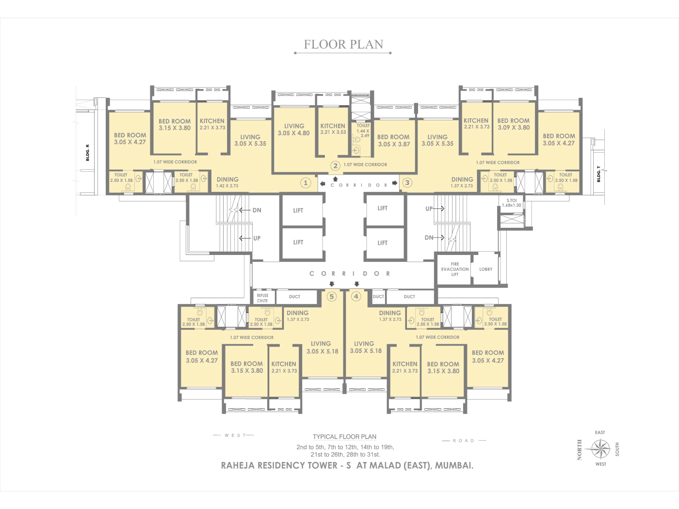 Raheja Residency Tower S