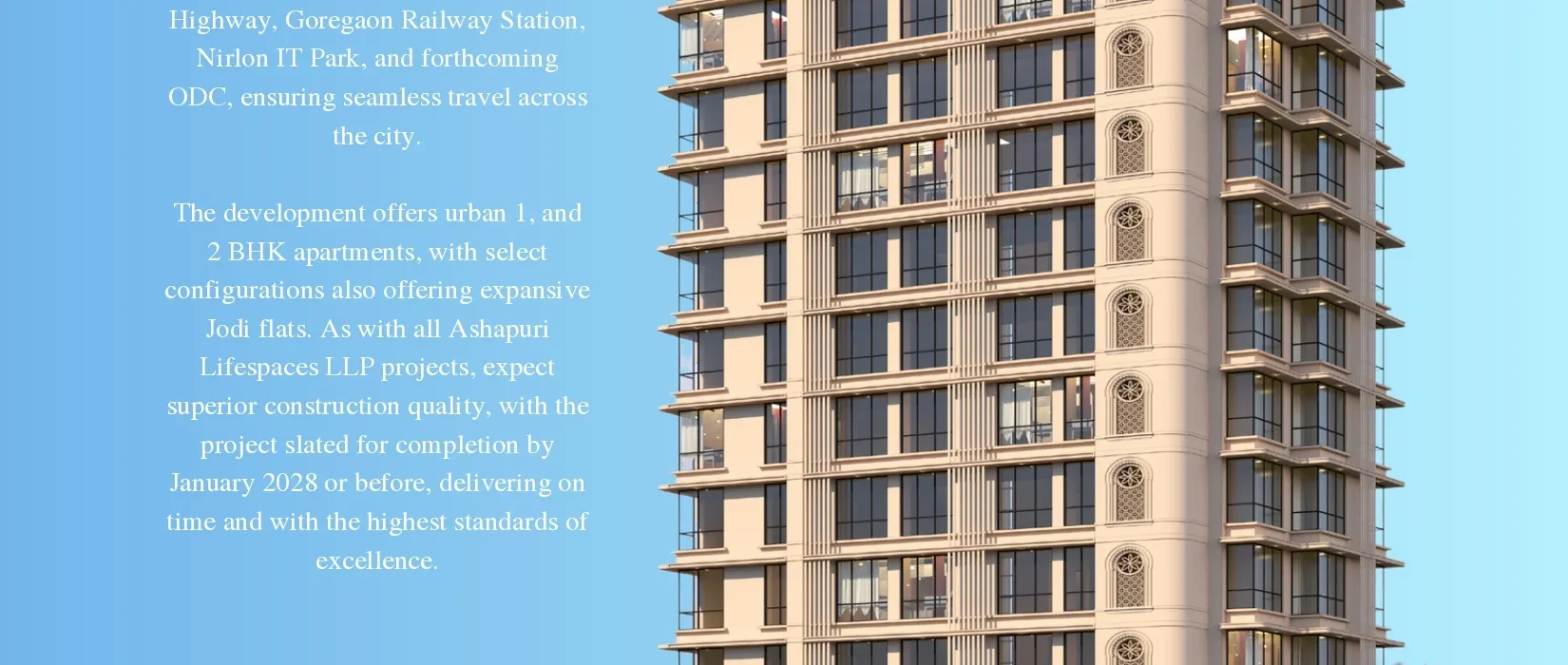 Navkar Heritage - 1, 2, 3 BHK in Goregaon West