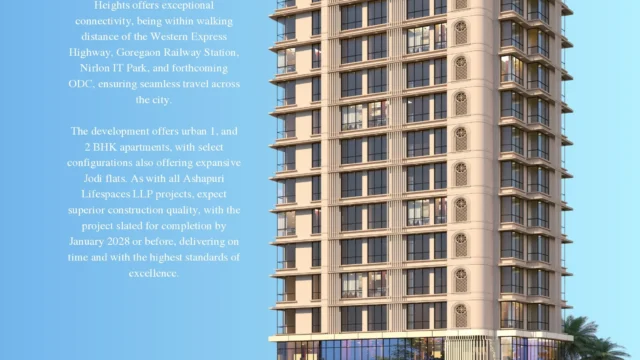 Navkar Heritage — 1 BHK, 2 BHK, 3 BHK in Goregaon West