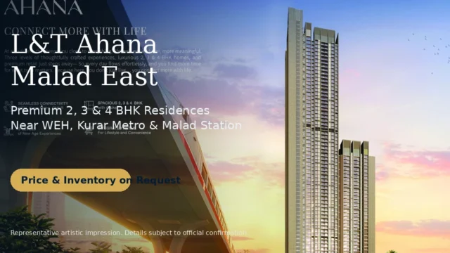 L&T Ahana — 2 BHK, 3 BHK, 4 BHK in Malad East
