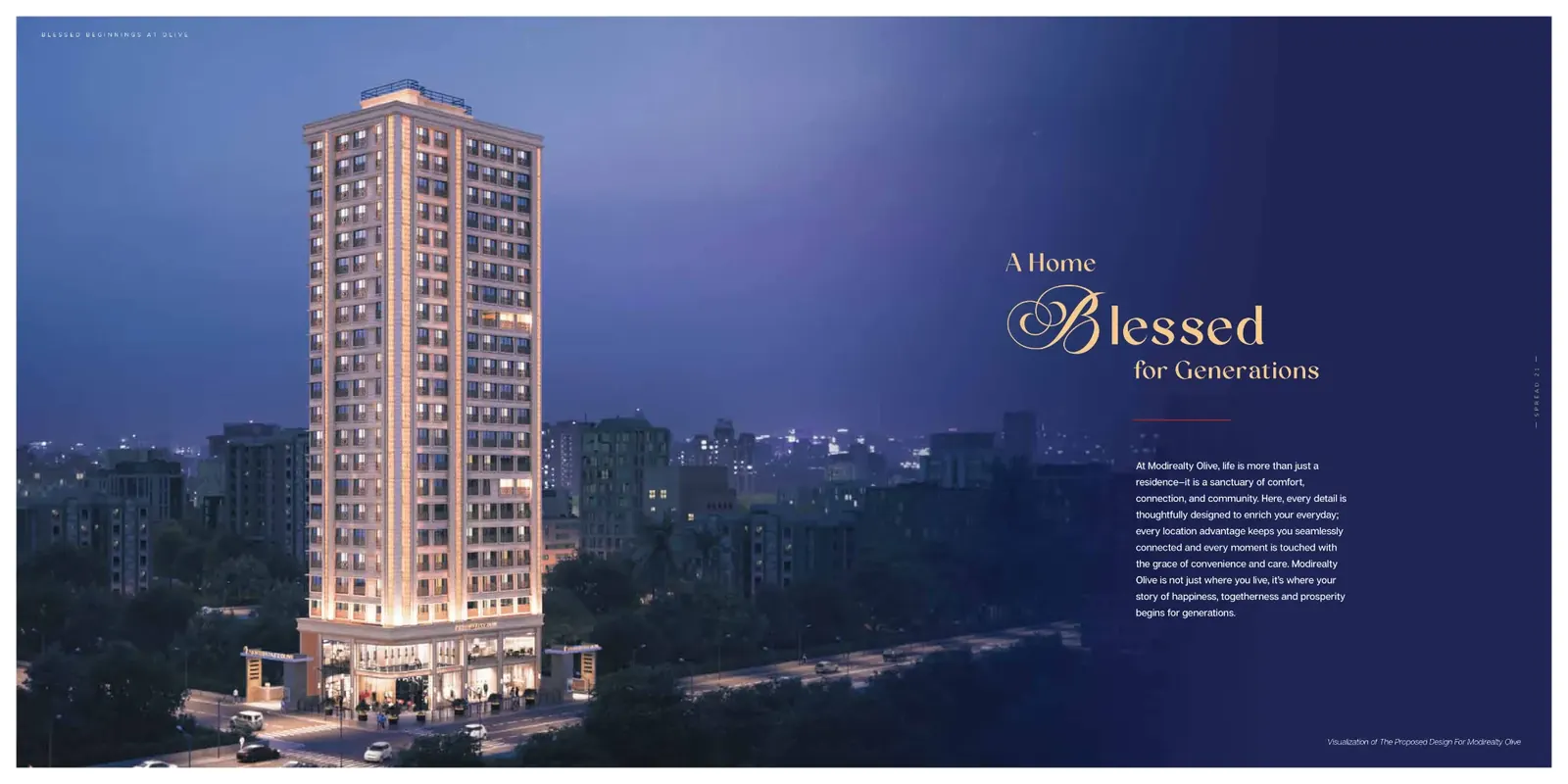Modirealty Olive 2 BHK home 655 SqFt Flat in Orlem, Malad West — Photo 1