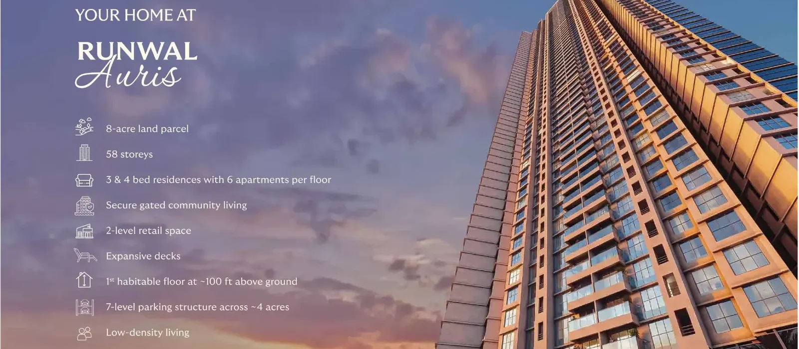 Runwal Auris - 4 BHK in Malad West