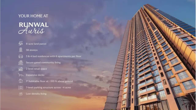 Runwal Auris — 3 BHK, 4 BHK in Malad West
