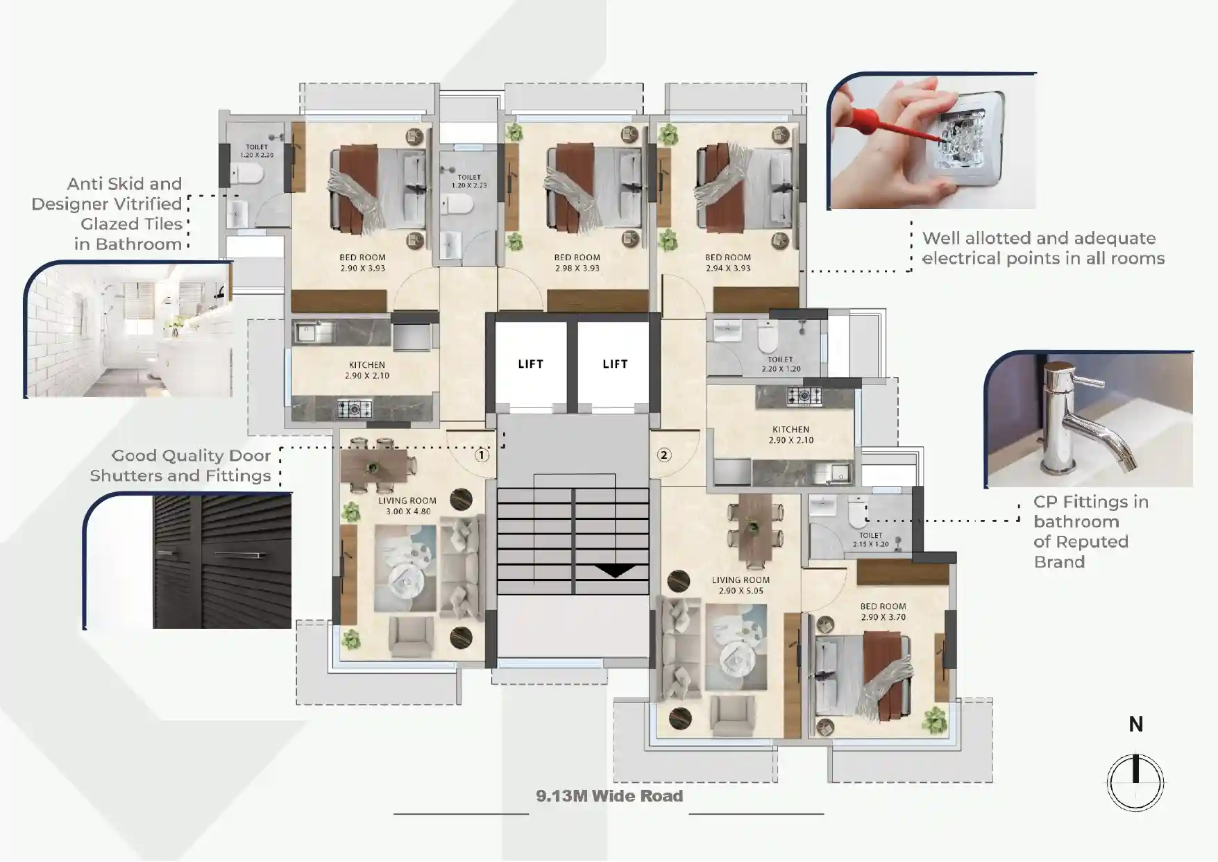 Akash CHS — Master Plan