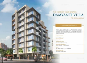 Damyanti Villa 2 BHK 578, 606, 667 SqFt Flat in Jawahar Nagar, Goregaon West